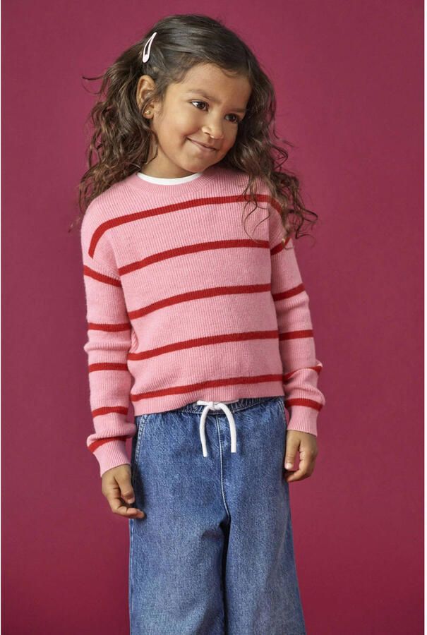 Only Regular fit gebreide pullover van viscosemix model 'FRANCA'