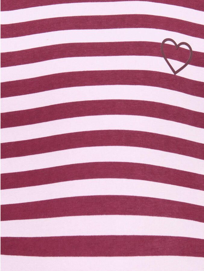 ONLY KIDS MINI gestreepte sweater donkerrood - Foto 2