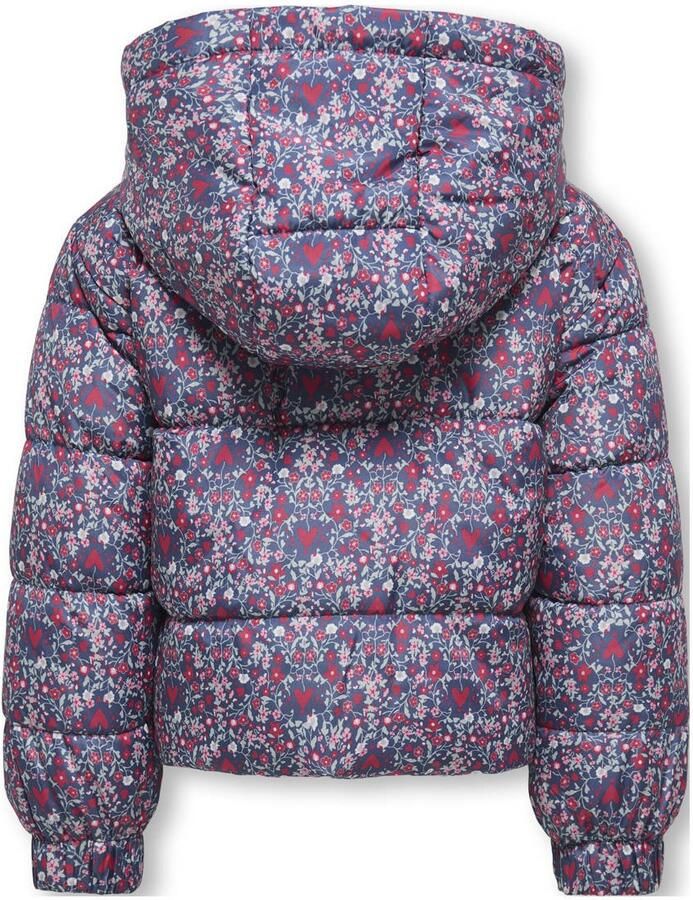 ONLY KIDS MINI gewatteerde jas blauw
