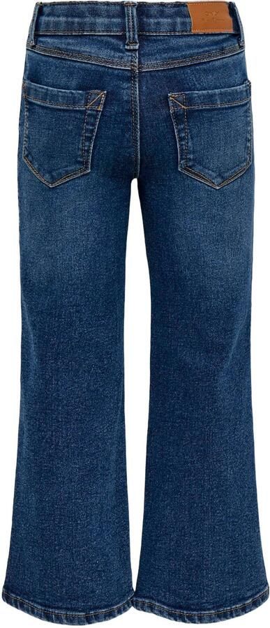 ONLY KIDS MINI KMGBLAIR regular waist wide leg jeans donkerblauw - Foto 2