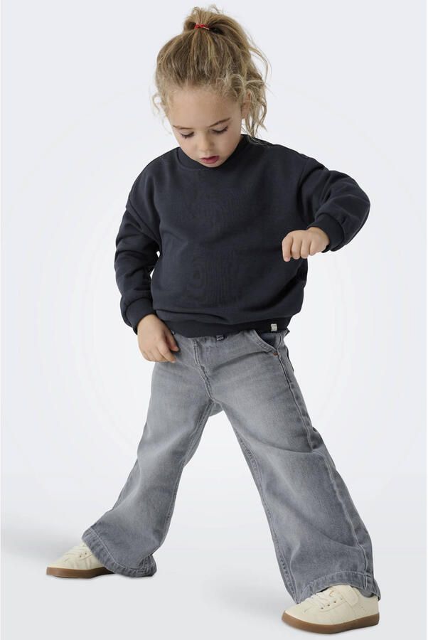 ONLY KIDS MINI KMGCOMET wide leg jeans grijs - Foto 3