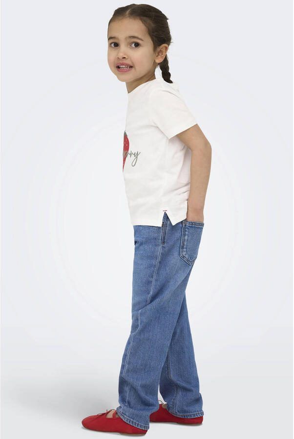 ONLY KIDS MINI KMGVALENTINE straight leg jeans medium blue denim - Foto 2