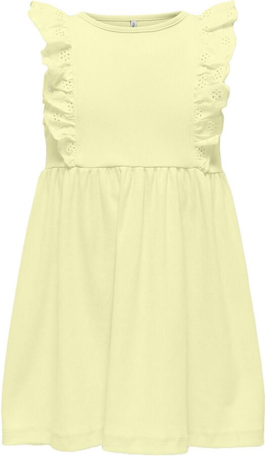ONLY KIDS MINI korte jurk geel