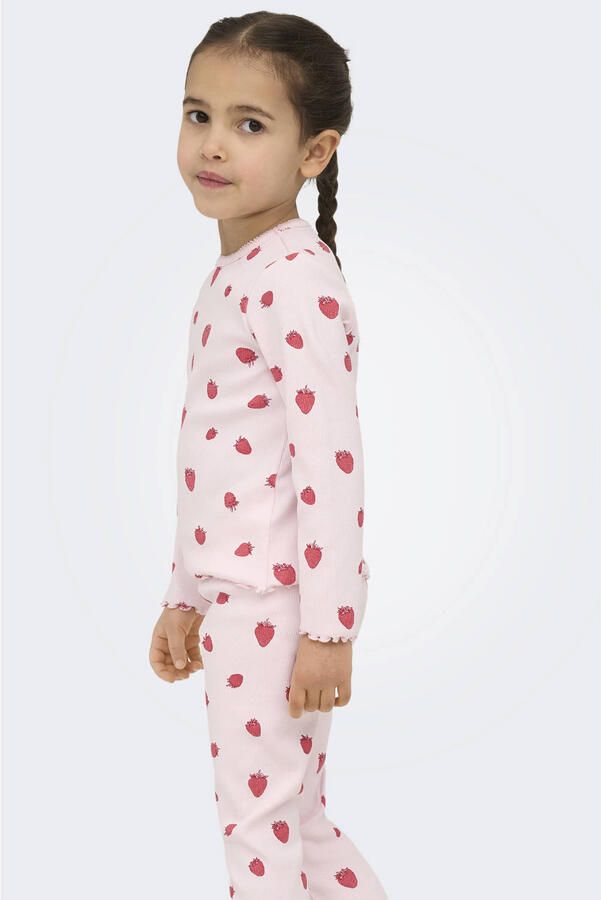 ONLY KIDS MINI longsleeve gebreid lichtroze - Foto 2