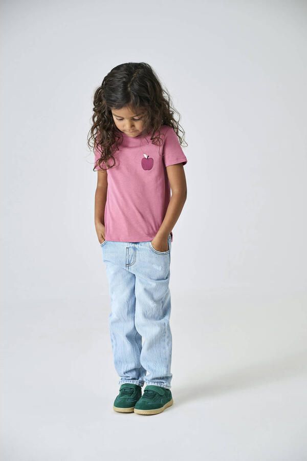ONLY KIDS MINI straight leg jeans light blue denim