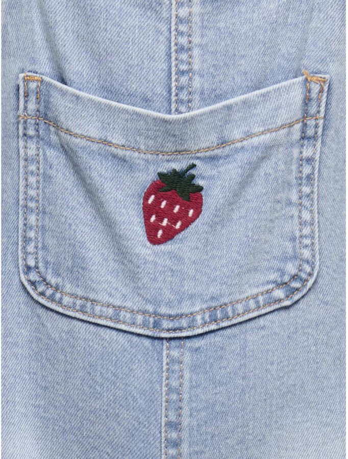 ONLY KIDS MINI straight tuinbroek light blue denim - Foto 2