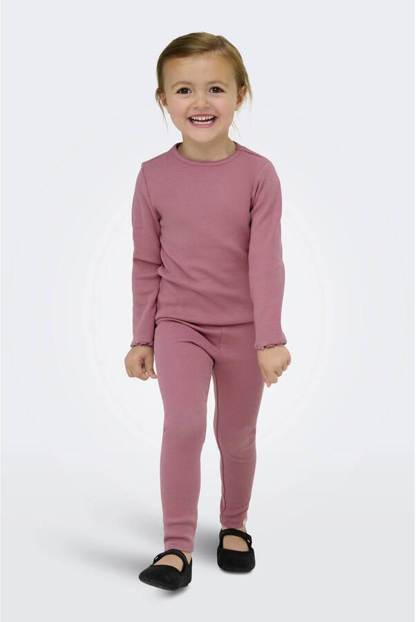 Only Slim fit legging van biologische katoenmix model 'TRINNY LIFE' - Foto 3
