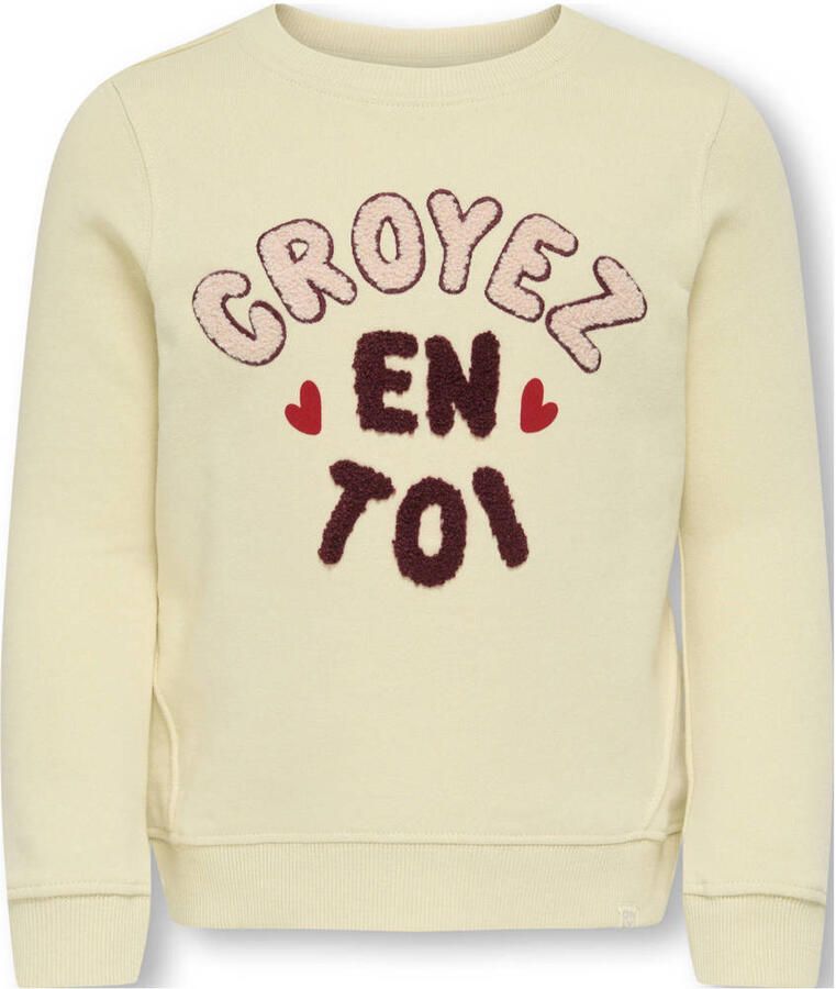 ONLY KIDS MINI sweater ecru