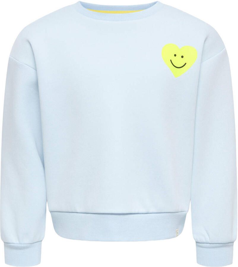 ONLY KIDS MINI sweater met backprint lichtblauw - Foto 2