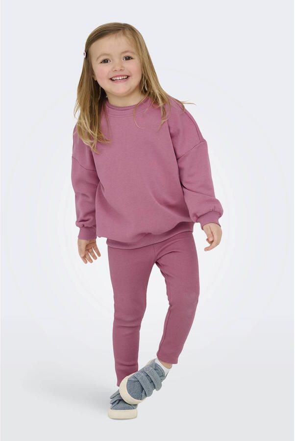 ONLY KIDS MINI sweater met backprint roze - Foto 2