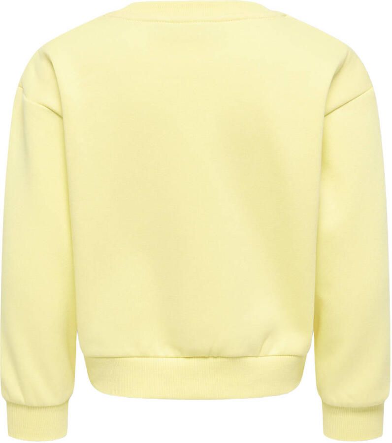 ONLY KIDS MINI sweater met print geel - Foto 2