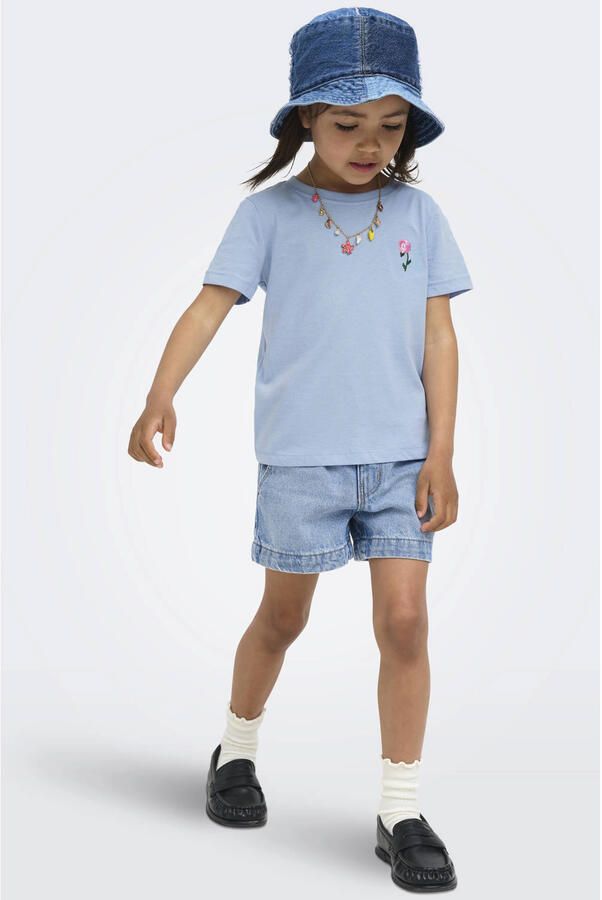 ONLY KIDS MINI T-shirt lichtblauw - Foto 2