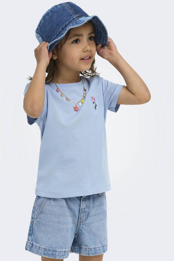 ONLY KIDS MINI T-shirt lichtblauw