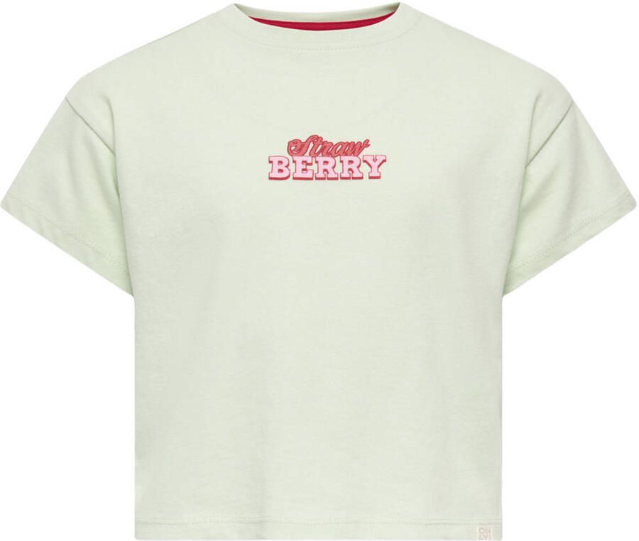 ONLY KIDS MINI T-shirt lichtgroen