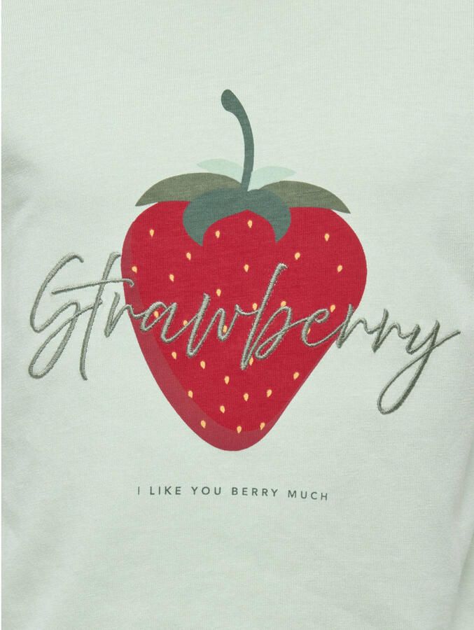 ONLY KIDS MINI T-shirt lichtgroen - Foto 3