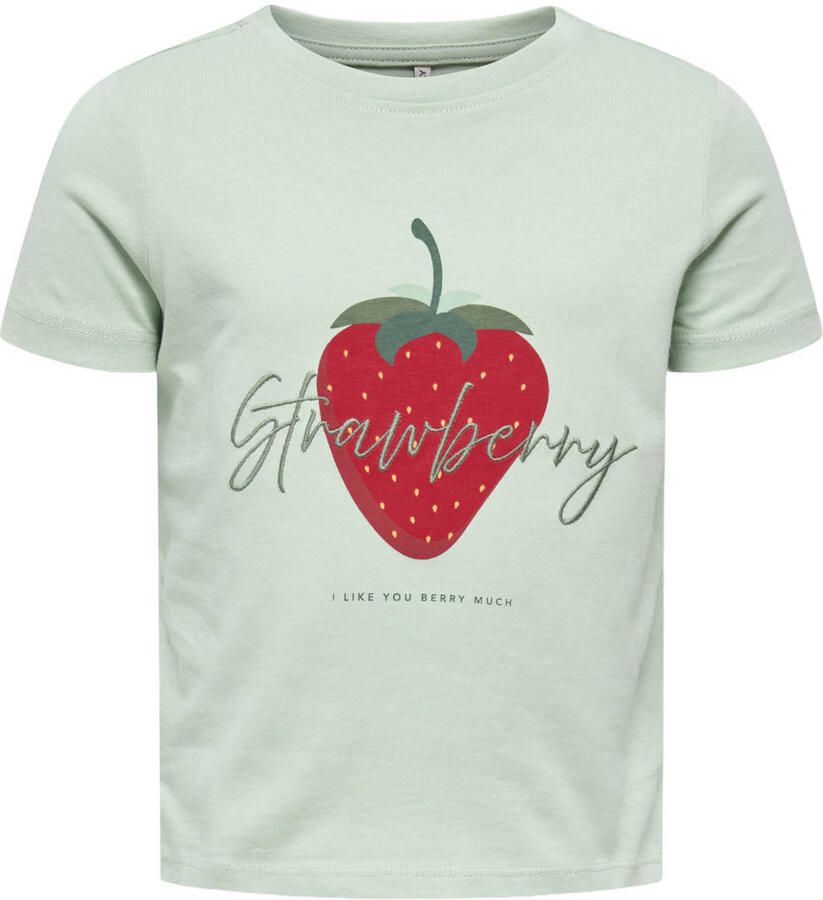 ONLY KIDS MINI T-shirt lichtgroen