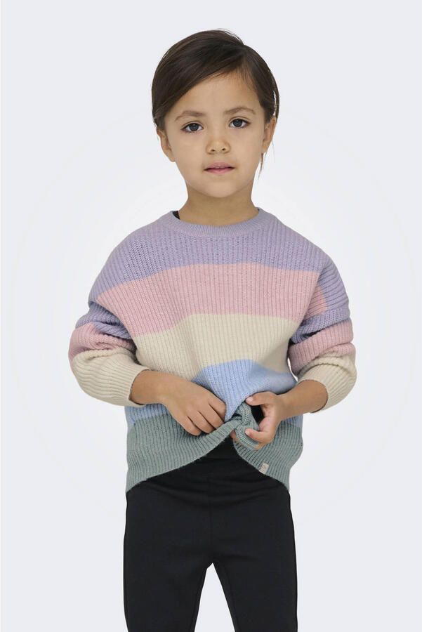 ONLY KIDS MINI trui lila gebreid