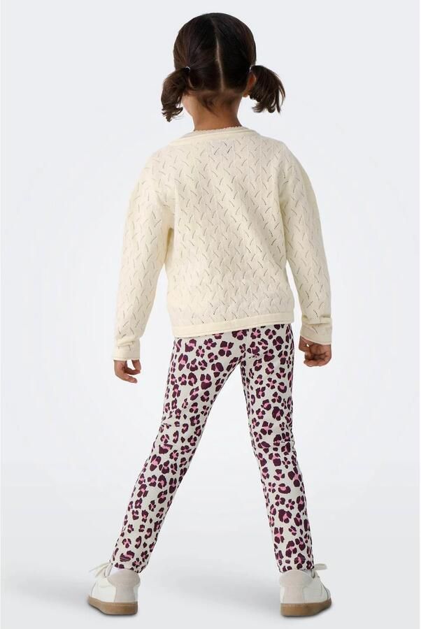 ONLY KIDS MINI vest fijn gebreid grijs - Foto 3