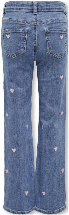 ONLY KIDS MINI wide leg jeans light blue denim
