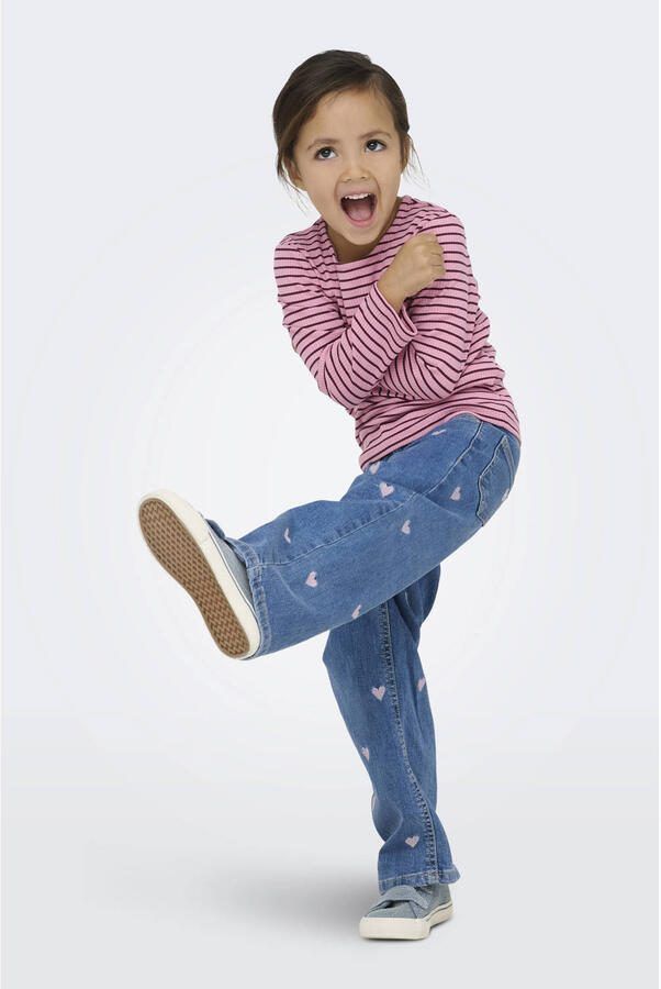 ONLY KIDS MINI wide leg jeans light blue denim - Foto 2