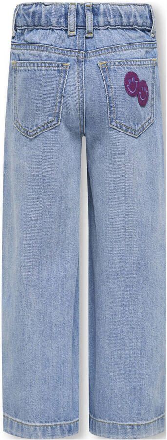 ONLY KIDS MINI wide leg jeans light blue denim - Foto 3
