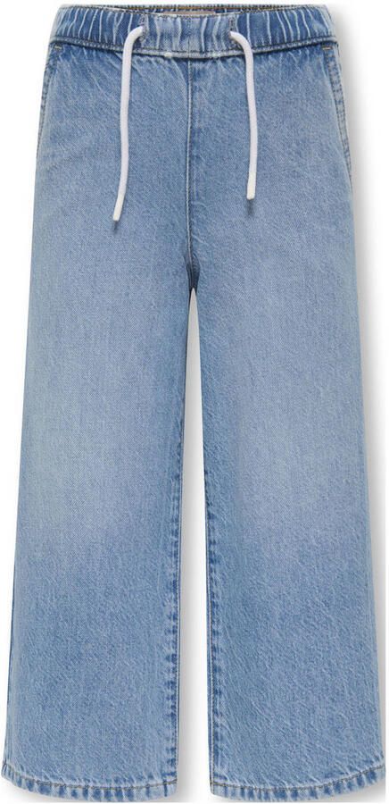 ONLY KIDS MINI wide leg jeans light blue denim