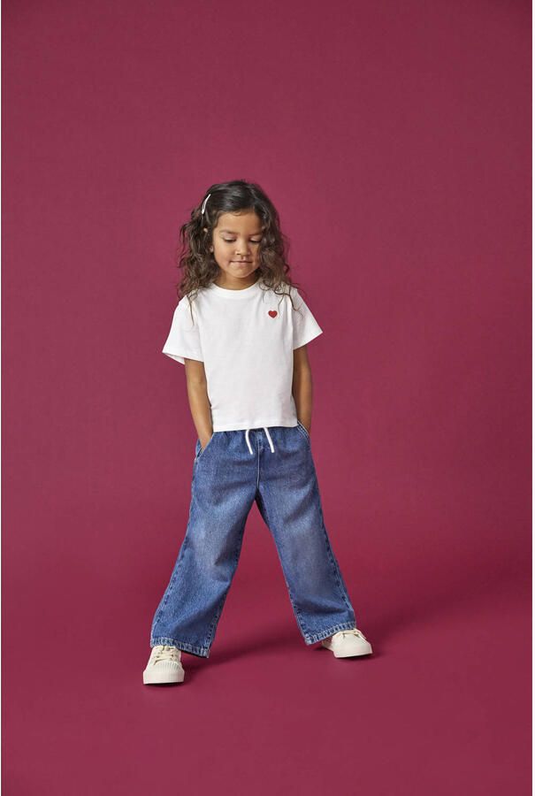 ONLY KIDS MINI wide leg jeans medium blue denim