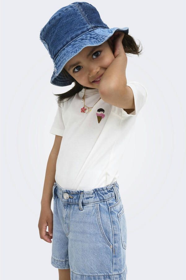 Only Wide leg korte jeans van puur katoen model 'COMET' - Foto 3
