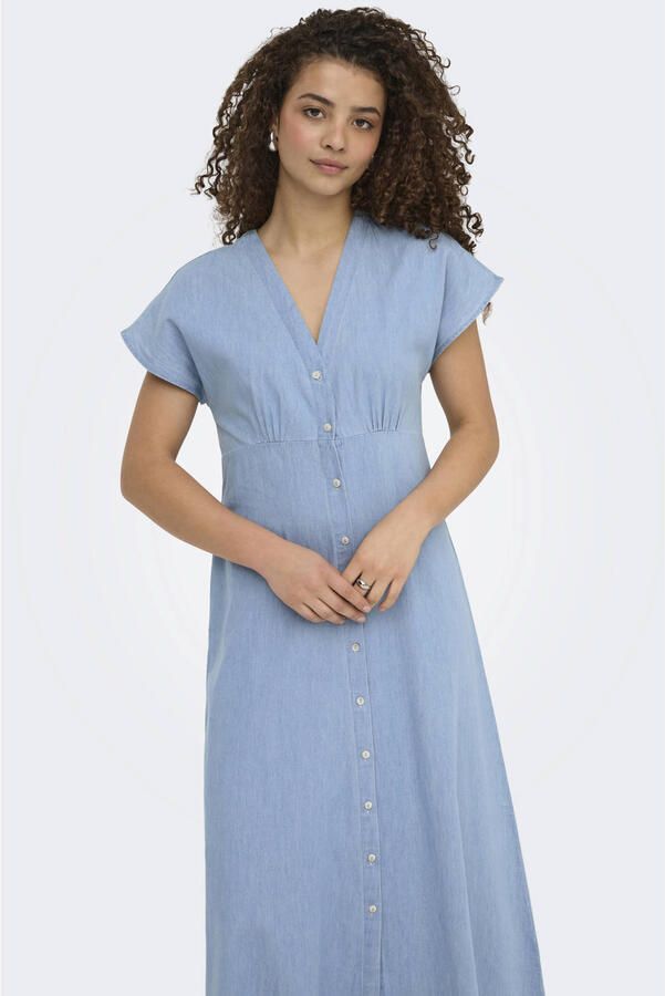 ONLY korte jurk blauw