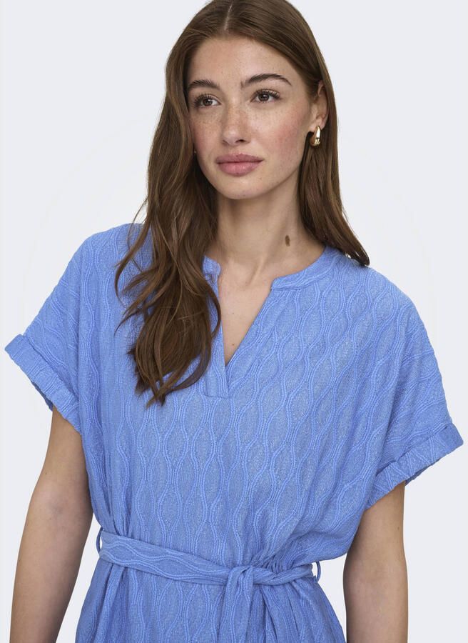 ONLY korte jurk blauw
