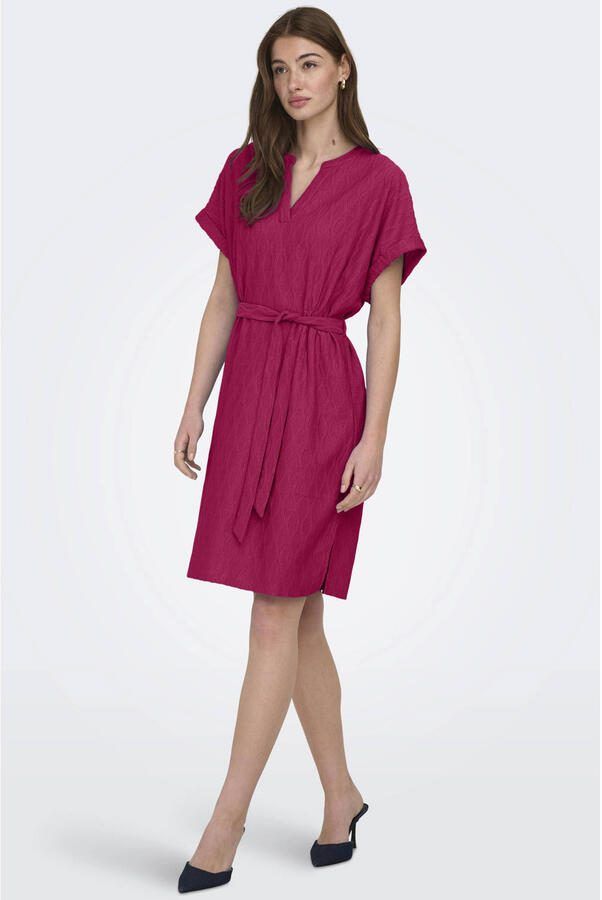 ONLY korte jurk roze - Foto 3