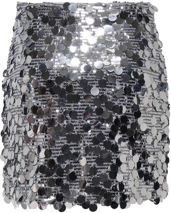 Only Pailletten Rok in Jade Groen Gray Dames