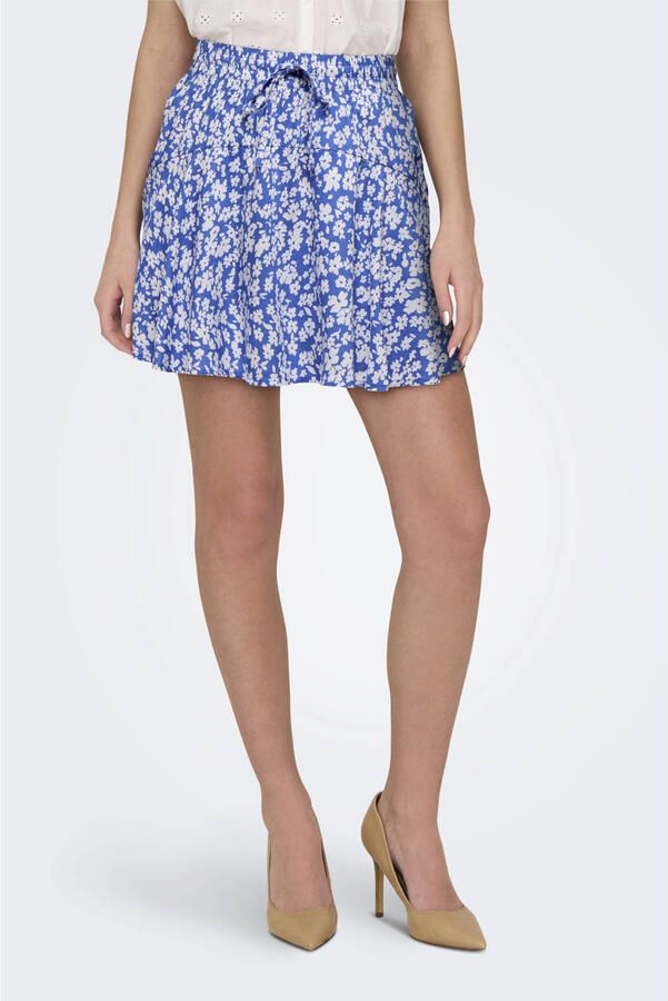 Only Life Skort Marina White Flower Freewear Blauw Multicolor Dames - Foto 2