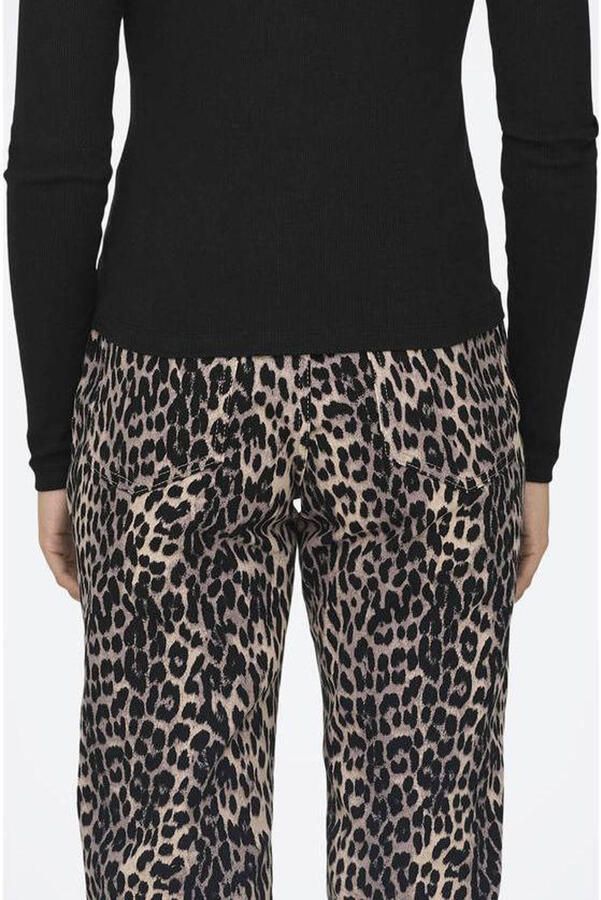 Only Shirt met lange mouwen ONLCHECKIE LIFE L S TOP BOX JRS