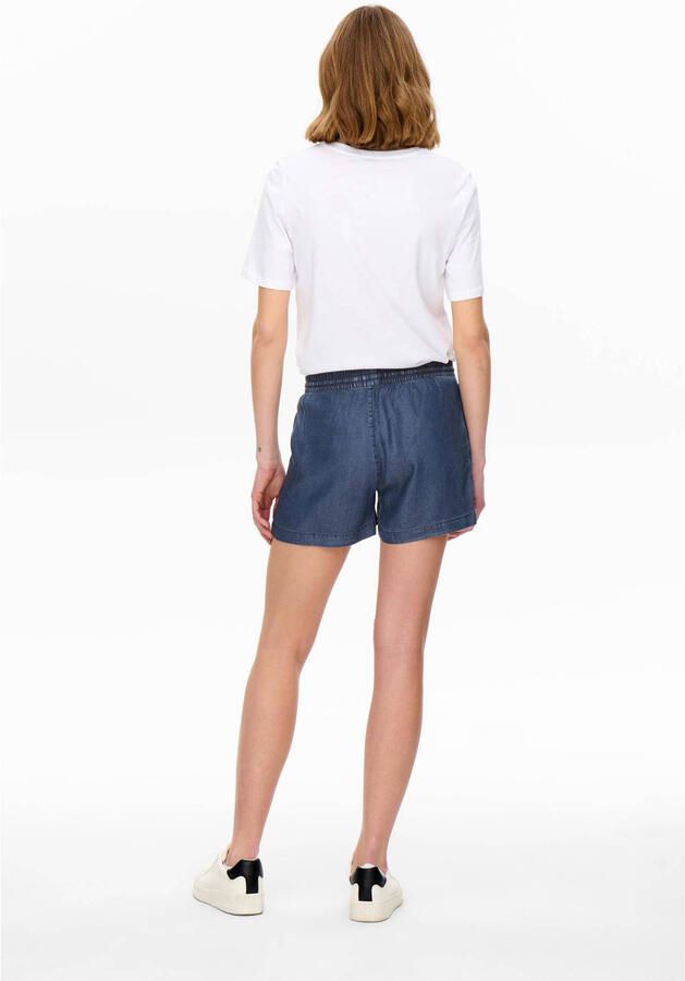 Only Korte regular fit broek met tunnelkoord model 'PEMA'