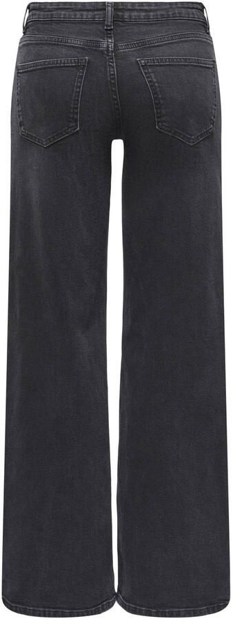 ONLY low waist wide leg jeans ONLJUDY black denim