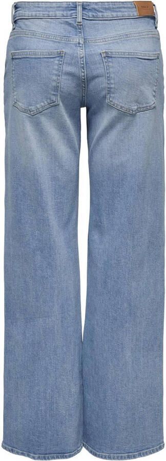 ONLY low waist wide leg jeans ONLJUDY light blue denim - Foto 3