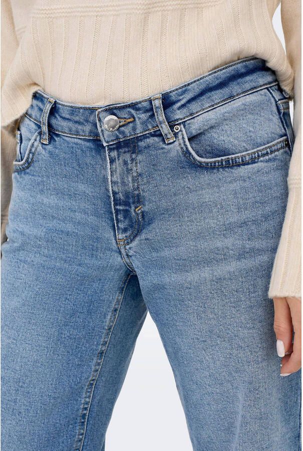 ONLY low waist wide leg jeans ONLJUICY light blue denim