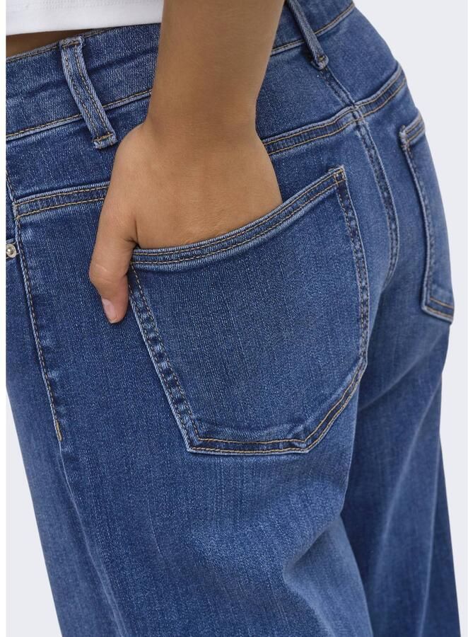 ONLY low wide leg jeans medium blue denim - Foto 3