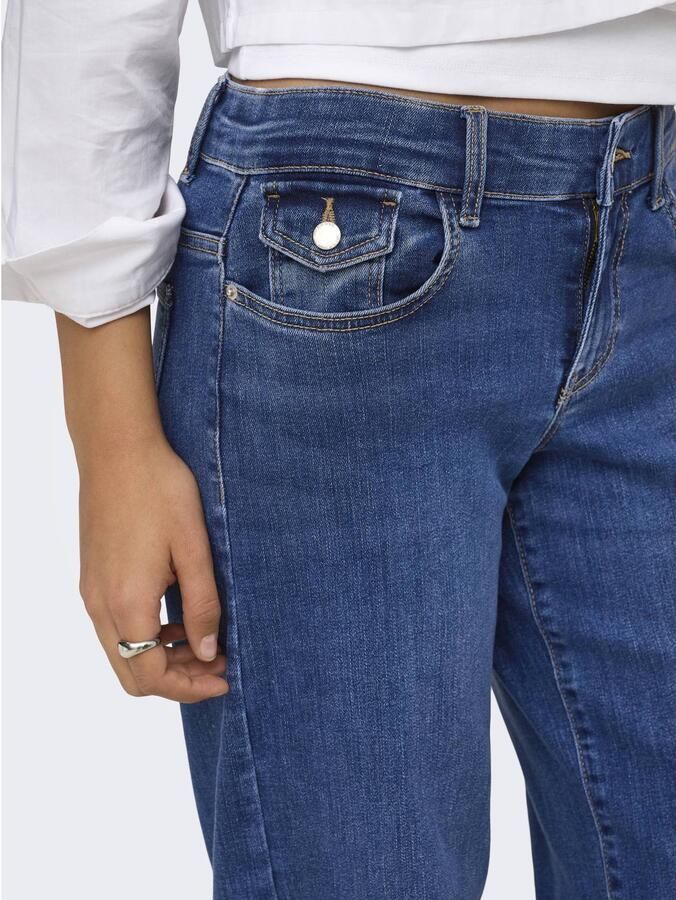 ONLY low wide leg jeans medium blue denim - Foto 2