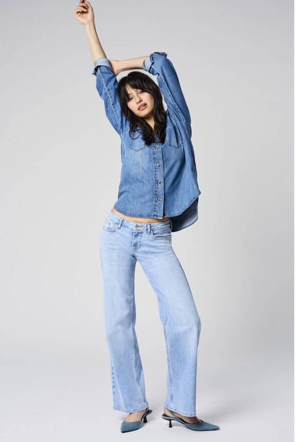 Only Low Rise-jeans ONLJUDY-O LW WIDE LEG DNM TAI433 NOOS