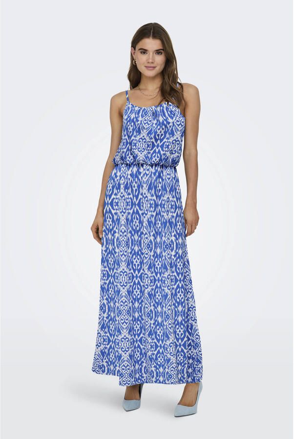 Only Getailleerde maxi-jurk met all-over motief model 'WINNER' - Foto 2