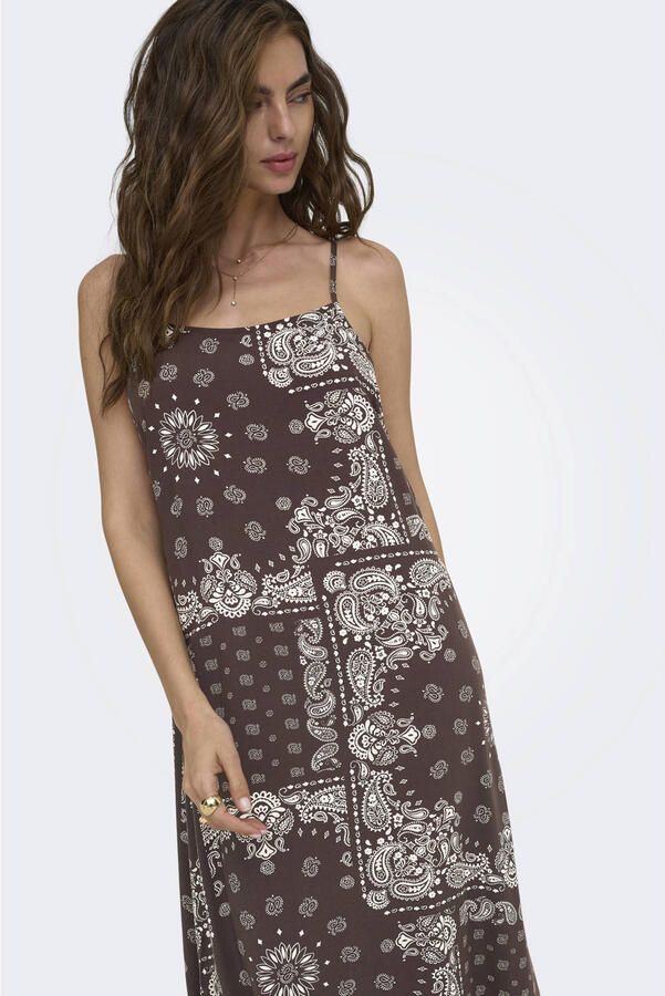 Only Loose fit vrijetijdsjurk van pure viscose model 'AMBEL'