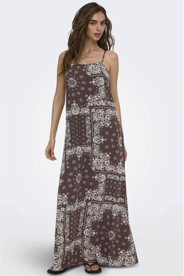Only Loose fit vrijetijdsjurk van pure viscose model 'AMBEL' - Foto 2