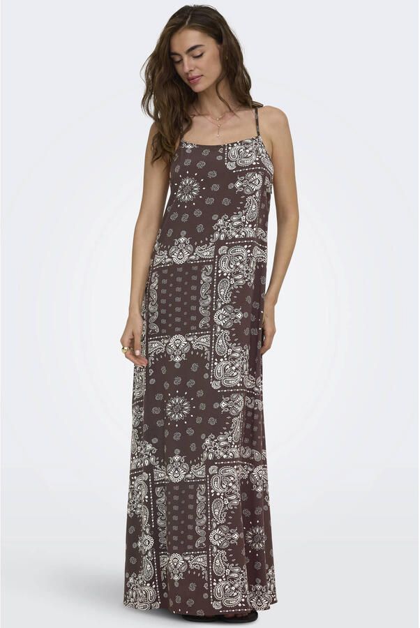 Only Loose fit vrijetijdsjurk van pure viscose model 'AMBEL' - Foto 3