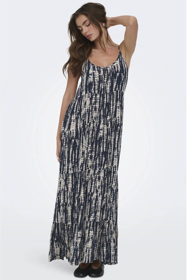 ONLY maxi jurk donkerblauw - Foto 2