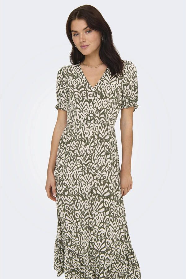 ONLY maxi jurk groen
