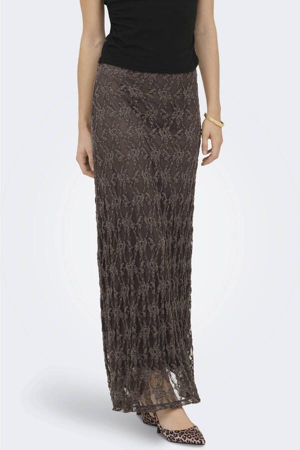 ONLY maxi rok bruin