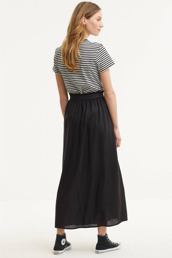 Only Uitlopende midirok in pure viscose model 'VENEDIG' - Foto 4