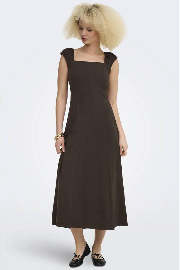 ONLY maxi zomerjurk bruin - Foto 2